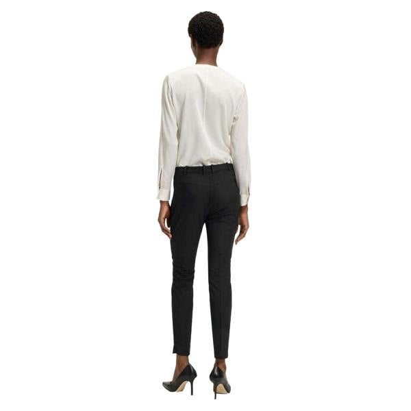 Boss Womens/Ladies Anaita Slim Trousers - Black - 