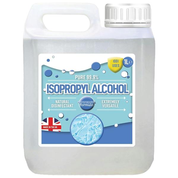 1 x 1 Litre IPA Strong Isopropyl Disinfectant Household Cleaner For Grease, Oil, Dirt & Dust