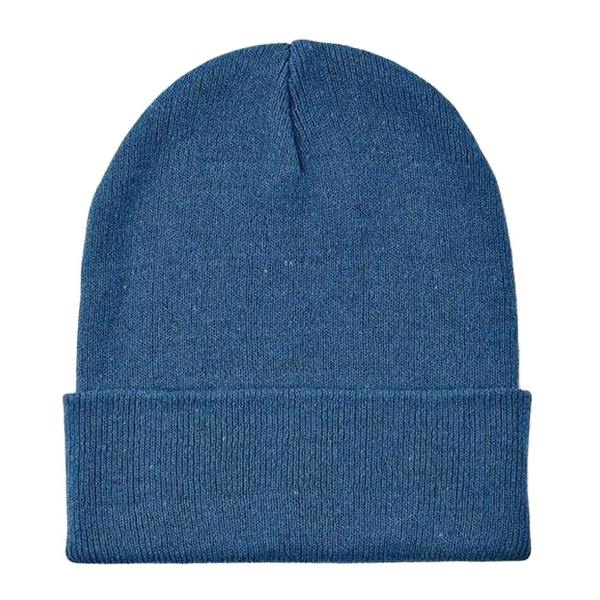 MidOcean Unisex Adult Knitted Cuffed Beanie - Blue - 