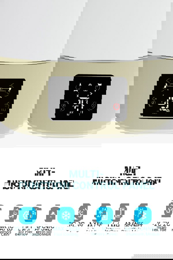 Living and Home 23L Car Fridge 45W Car Mini Fridge Car Refrigerator Portable Camping Fridge Freezer with Display Screen Green