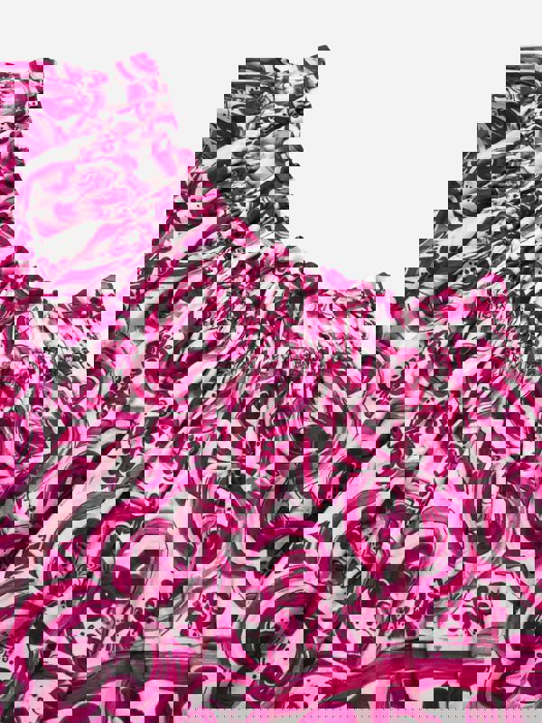 Dolce & Gabbana Kids Dolce & Gabbana Girls Majolica Cropped Blouse in Pink