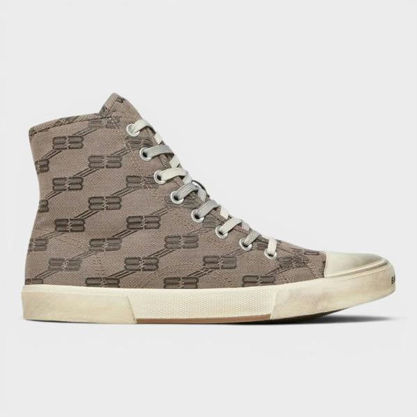 Balenciaga Paris High BB Monogram Dark Brown