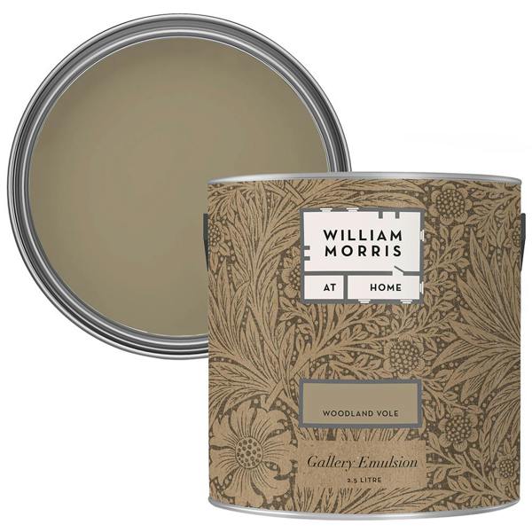 William Morris At Home Woodland Vole Gallery Emulsion 2.5L Emulsion Paint