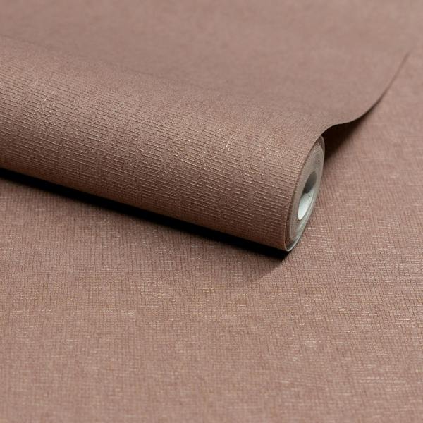 Grandeco Boutique Atogo Semi Plain Woven Effect Luxury Weight Embossed Wallpaper, Mauve