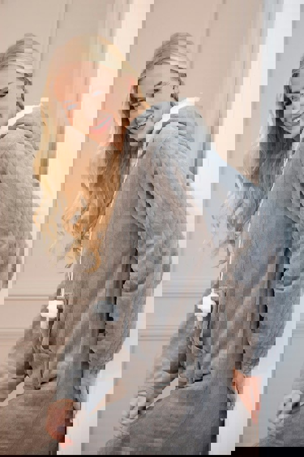 Close up view of the product Grey