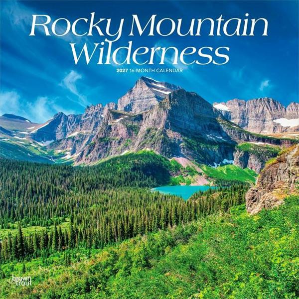 Rocky Mountain Wilderness Calendar 2027, Wall Calendars, Month To View, Travel, Gift
