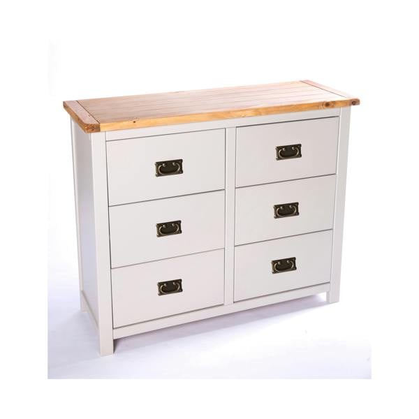 Cabinet Bits Argenta 6 Drawer Chest of Drawers Bras Drop Handle