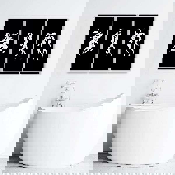 Bathroom Wall Hanging Art | Set of 3 Boho Women Wall art Prints