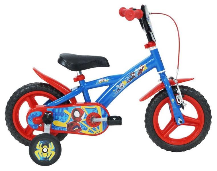Huffy Marvel Spiderman & Friends 12" Kids Bike - Blue/Red