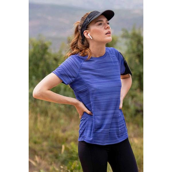 Mountain Warehouse Womens/Ladies Endurance Striped T-Shirt - Cobalt