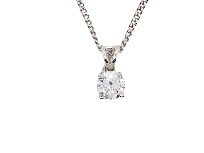 Vintage Tom A fine half carat diamond pendant