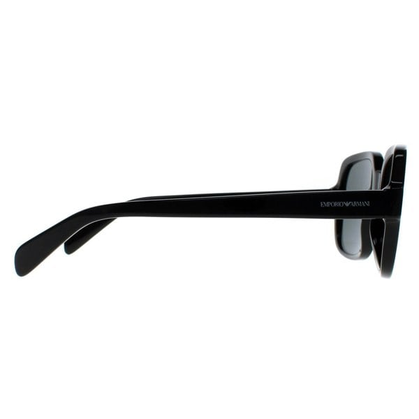 Emporio Armani Sunglasses EA4195 501787 Shiny Black Dark Grey