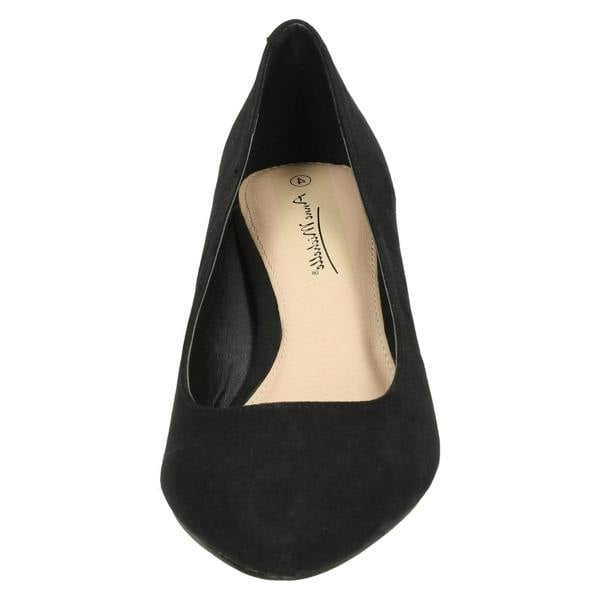 Anne Michelle Ladies Anne Michelle Mid Heel Pointed Toe Court Shoes