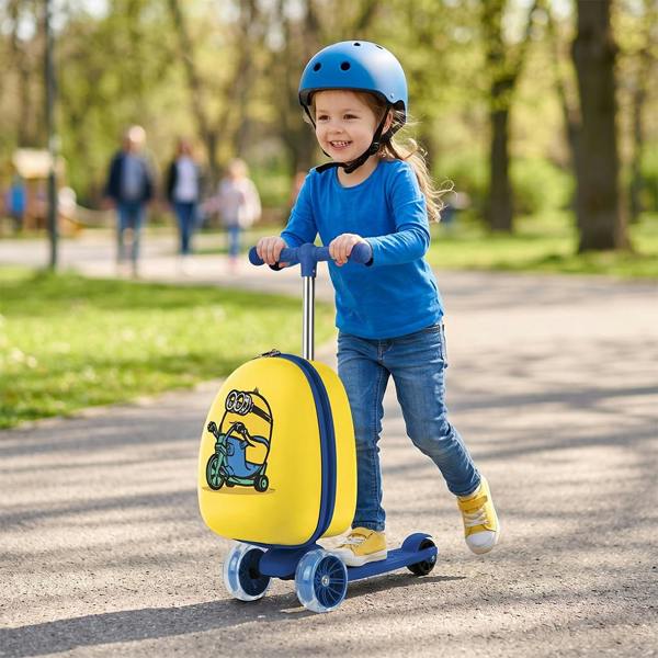 Berlinger Haus Scooter Suitcase Yellow Blue BH8962