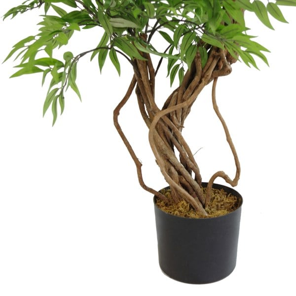 Leaf 140cm Realistic Artificial Japanese Fruticosa Tree Ficus Tree