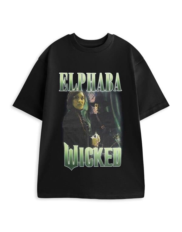 Wicked Unisex Black Elphaba Short Sleeved T-Shirt
