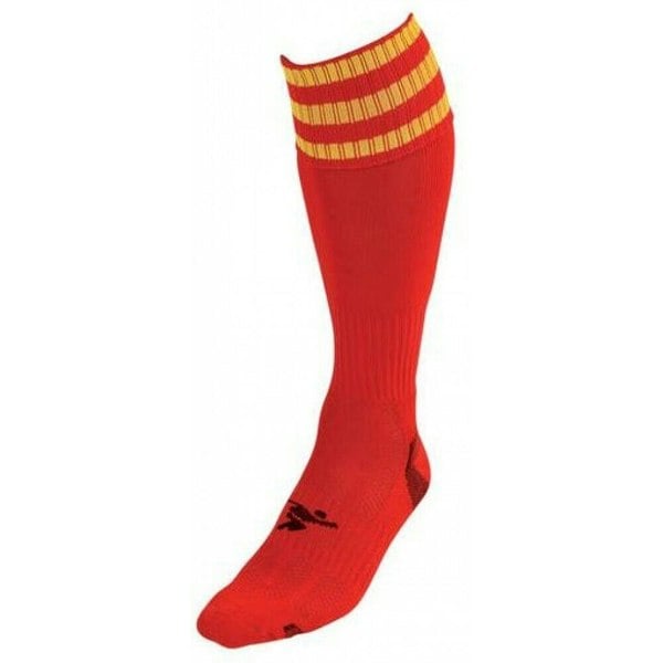 Precision Unisex Adult Pro Football Socks - Red/Yellow