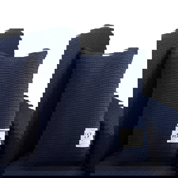 Anyhouz Anypillow Pillowcase 45X45Cm Navy Polyester Thick Stretchable Cushion For Living Room