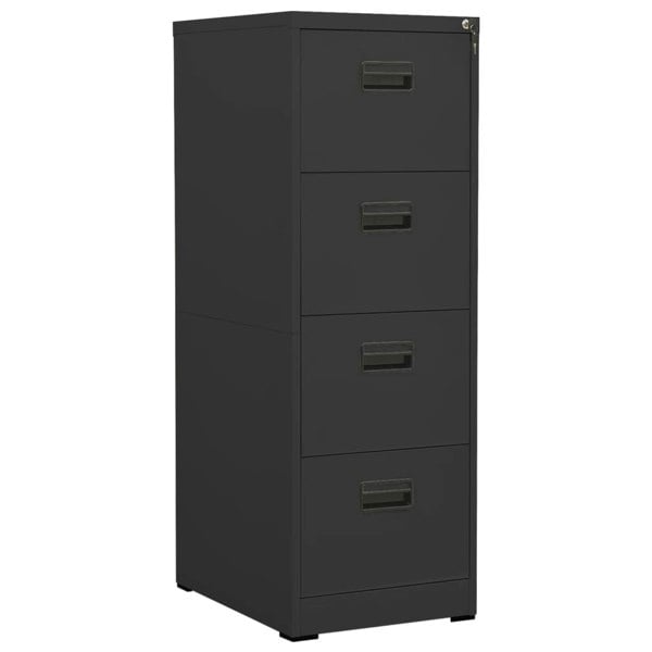 Berkfield Filing Cabinet Anthracite 46x62x133 cm Steel