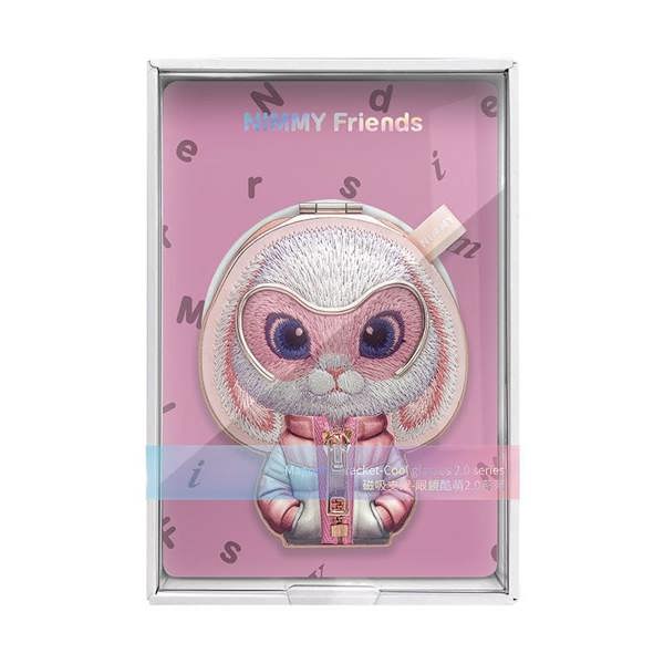 Nimmy Friends Nimmy Cool & Cute 2.0 Pink Rabbit Embroidery Magnetic Stand with MagSafe Pink - N-KM-BSZJ-030