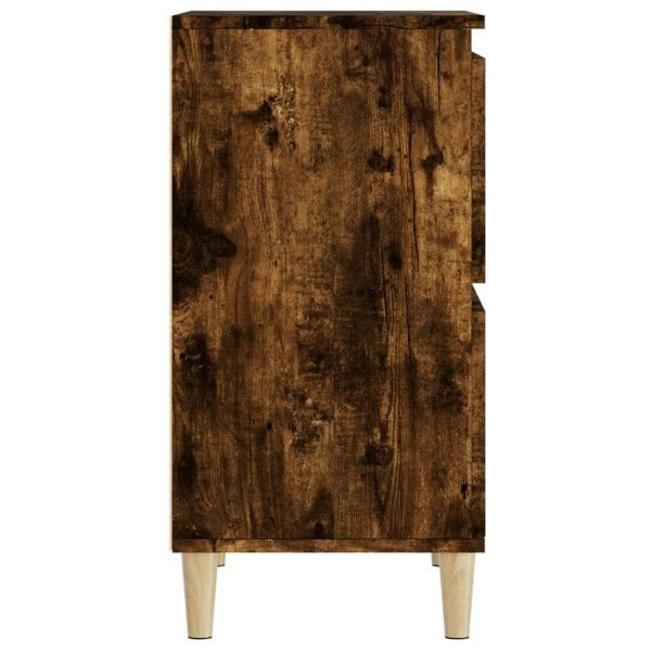 Berkfield Sideboards 3 pcs Smoked Oak 60x35x70 cm Engineered Wood