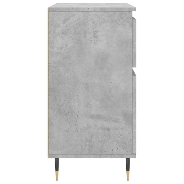 Berkfield Sideboard Concrete Grey 60x35x70 cm Engineered Wood