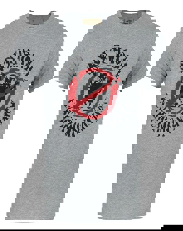 Boxtrolls Mens Grey Logo Short Sleeved T-Shirt