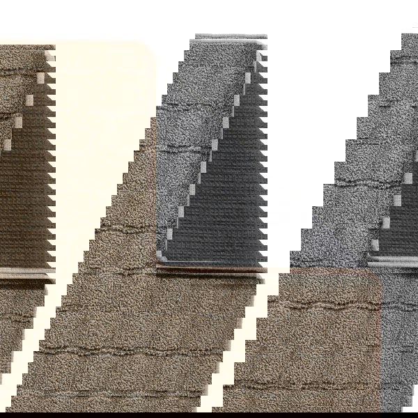 My Mat Sculptured Washable Basket Weave Mink