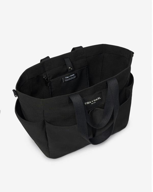 Tiba + Marl T+M Canvas Pocket Tote Black
