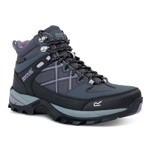 Regatta Womens Samaris III Walking Boots - Seal Grey/Purple Sage