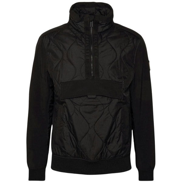 Belstaff Area Quarter Zip Men's Pull Over Jacket - Black