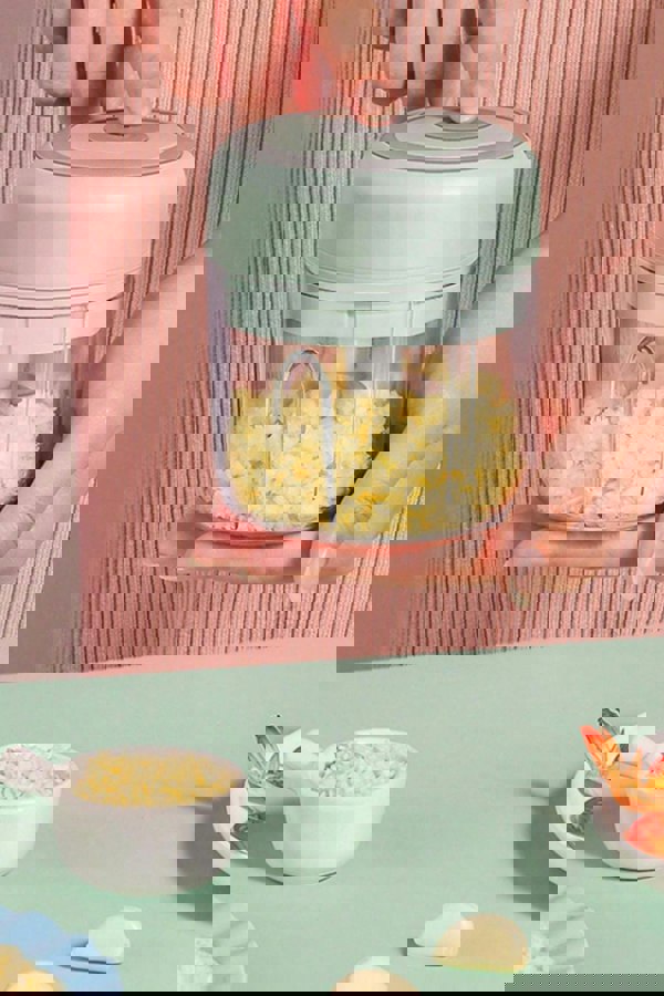 Living and Home 250ml Electric Wireless Kitchen Garlic Vegetable Chopper 30W Food Cutter Masher Crusher