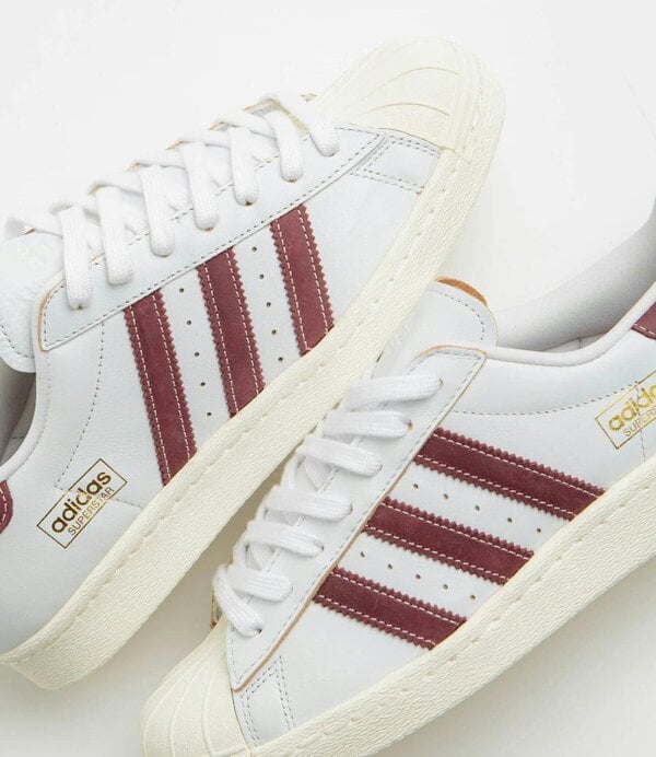 Adidas Superstar 80 ADV Crystal White Shadow Red Off White