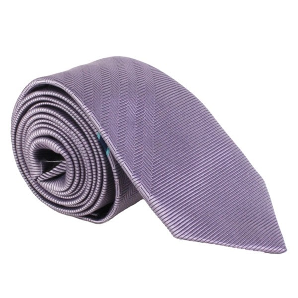 Dunhill luxuriously thick mulberry silk tie in a twill and herringbone pattern