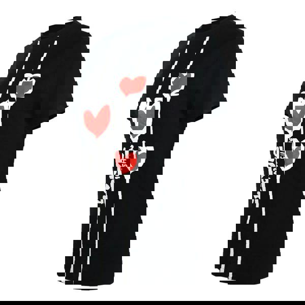 Love Moschino Heart Design Black T-Shirt Women - Nova Clothing