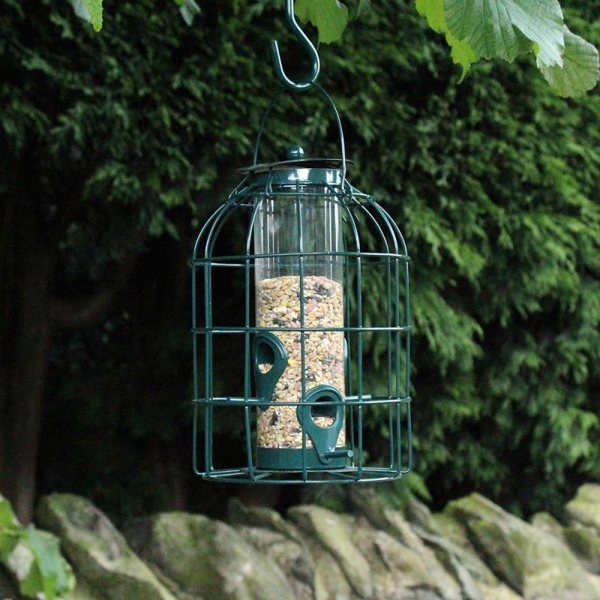 Samuel Alexander Pack of 3 Hanging Nut Seed & Fat Ball Bird Feeders with Squirrel Guard