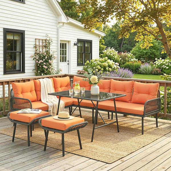 Rattan Sofa Set