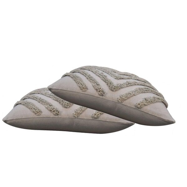 Wyld Haus Set of 2 Dolceacqua Soft Grey Cushion Covers