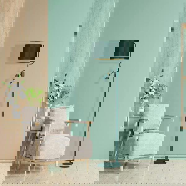 Milagro Verde Hand Made Designer Floor Lamp Rich Green Finish