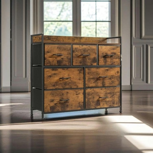 Modcraft Chest of Drawers - Cabinet with 7 Fabric Drawers