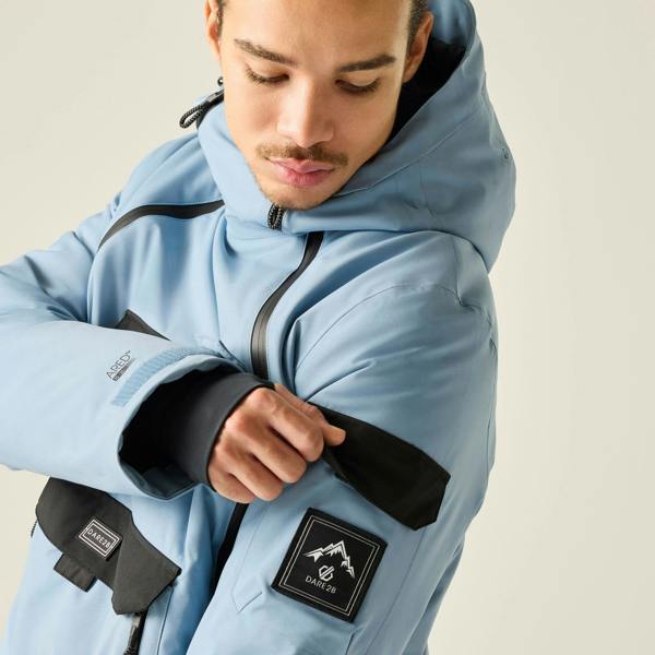 Dare 2B Mens T-Bar III Waterproof Ski Jacket - Dusky Blue - 