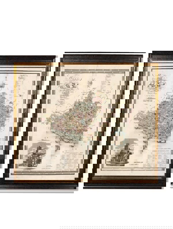 Exceptional Art c.1830 County Maps of England