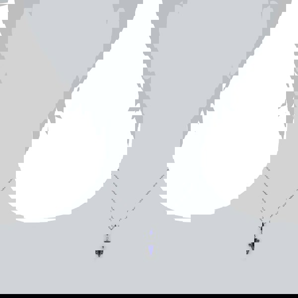 214N658303925 Art Deco Style Lapis Lazuli & Marcasite Pendant in 925 Sterling Silver 3