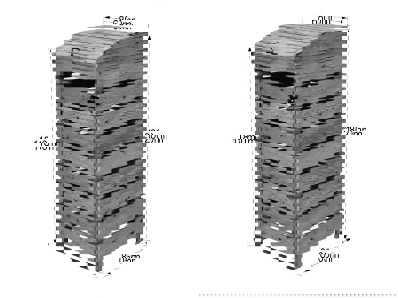 Arbor Garden Solutions Binbreeze Wheelie Bin Storage Unit
