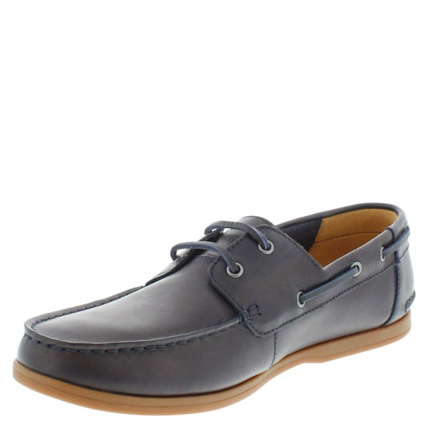 Clarks Morven Sail G Fit Lace Up Leather Boat Shoes