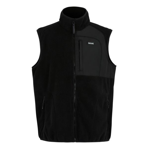 Regatta Mens Frankie Borg Body Warmer - Black - 