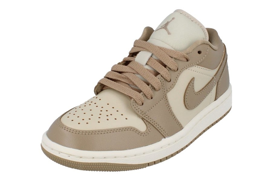 Nike Womens Air Jordan 1 Low Trainers Dc0774  203 - Rattan Desert Camo Sail 203 - Photo 0