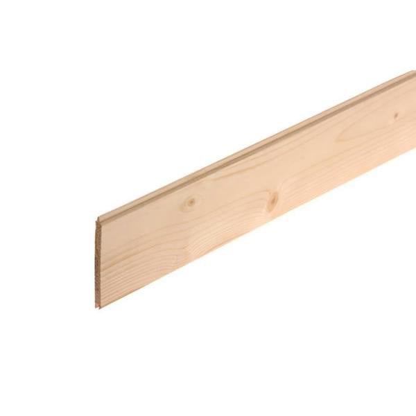 Snowdon Timber Tongue & Groove Cladding (T) 7.5mm (W) 95mm (L) 1.8m - Pack of 10