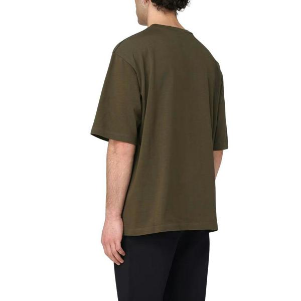 DSquared2 Mens Phys Ed Military Logo T-Shirt - Military Green - 