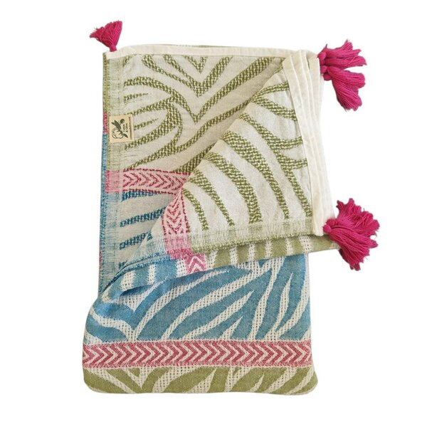 Cotton and Olive Cora Cotton Hammam Towel